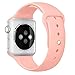 Apple Watch Band, Perman Sports Comfort Smooth Silicone Smart Watch Replacement Bracelet Strap Band Watchband for Apple Watch 38mm Rose