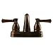 Dura Faucet (DF-PL620L-ORB) Designer Two Handle Arc Spout RV Lavatory Faucet (Oil Rubbed Bronze)
