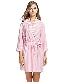 Ekouaer Robe Womens Comfort Lounge Spa Bath Robes Sleepwear Short Style S-XXL