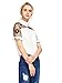 Romwe Women's Fashion Contrast Embroidered Floral Mesh Blouse Summer Elegant Collared Pleated Top White M