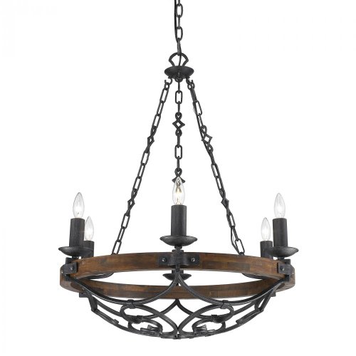 Golden Lighting 1821-6 BI Chandelier - Image 2