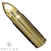 Kollox Bullet, Stainless Steel, Water Bottle, Coffee Mug, Thermos, Vacuum Insulated Double Wall, Keeps Liquid Hot or Cold, Military Inspired, Novelty, 17 OZ (Brass)