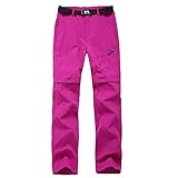 LANBAOSI Women's Quick Dry Waterproof Hiking Pants Convertible Shorts