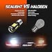 1156 Led Bulbs For Backup reverse Light,SEALIGHT Super Bright 1600 Lumens 1141/1003/1073 LED Bulbs With Projector Lens for Reverse Tail Parking lights-1 YR Warranty(Pack of 2)