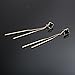 Fashion Long Tassel Lucky Clover Linear Stud Dangle Drop Earrings For Women