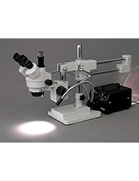 AmScope HL150 BY 150 W Doble Cuello de cisne Microscopio Iluminador de fibra óptica