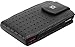 Blackberry Motion Vertical Style Slide In Case Made In Genuine Leather With Strap Closure And Fixed Swivel Clip Black