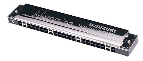Suzuki SU-21H Key of F 21 holes Humming Tremolo Harmonica