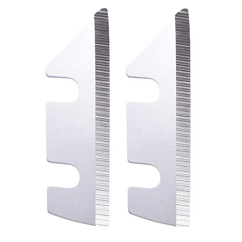 WeChef Replacement Blades Stainless Steel 2-Pack for Commercial Snow Cone Ice Shaver Maker Crusher Machine