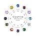 Casfine Silver Ear Stubs Birthstone Stud Earrings Round Cubic Zirconia September Birthstone Stud Earrings Gifts for Women