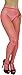 ToBeInStyle Women's Seamless Diamond Net Spandex Nylon Blend Pantyhose - Hot Pink - One Size Regular