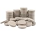 Super Sliders 1 Inch Round Felt Self-Stick Furniture Sliders for Hardwood Floors and Surfaces, Heavy Duty for More Protection and Longer Wear (48 Pack, Beige)