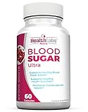 Health Labs Nutra Blood Sugar Ultra - Supports Healthy Blood Sugar Levels, Cardiovascular Health, Strengthens Immune System 60 Veggie Caps