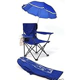 Redmon Beach Baby All-Season Umbrella Chair with Matching Shoulder Bag, Royal Blue