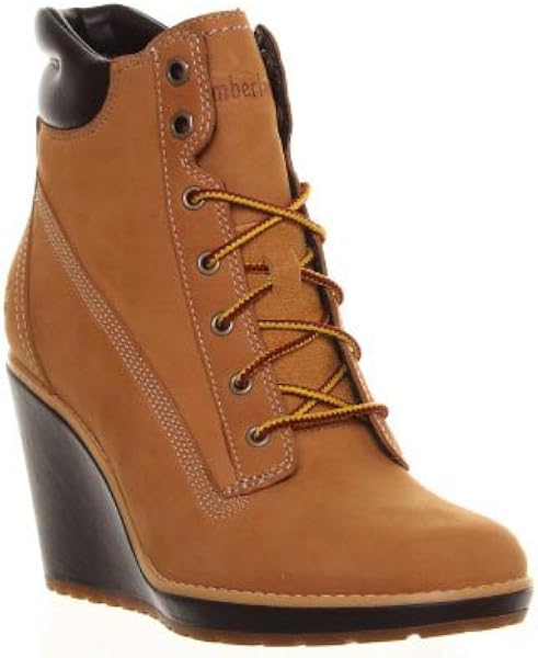wedge heel timberland boots