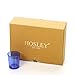 Hosley Set of 12 Votive/Tealight Holders - Your Choice of Colors. Ideal for Weddings, Parties, and Special Events (4-Blue)