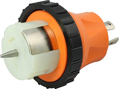 AC WORKSGenerator to Transfer Switch 50Amp Inlet Box Adapter (L14-30 30Amp 4-Prong to CS6364 Compact)