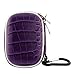 BIRUGEAR Small Carrying Storage Pouch Case for Wireless Bluetooth / 3.5mm Wired Handsfree Headset - Purple