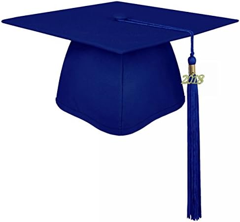 Unisex Adult Graduation Cap with Tassel 2020 Year Charm-Matte