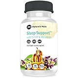 Sleep Aids for Adults Extra Strength ǀ Sleeping Pills with Melatonin, L-Theanine, 5htp 100mg, GABA & More for Insomnia & Anxiety Relief, Mood Support ǀ 60 Antidepressant Pills & Serotonin Supplement