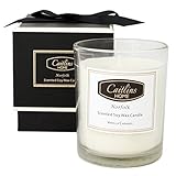 Vanilla Caramel Scented Candle Aromatherapy Natural Vegan Soy Wax - Home Fragrance Gift