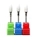 Ceramic Nail Drill Bit, River Lake Professional USA Electric Nail Drill Bits for Acrylic Nails, Safety Cuticle Clean Gel Remove, 3/32