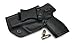 Rounded IWB Holster Fits: Taurus PT709S PT740S Holster - RH - Black Kydex - Concealment Express - American Made