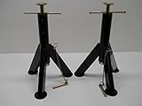 Husky (2) RV Camper Motor Home Trailer Adjustable Stabilizer Jack Stands / 7500 LB