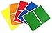 ChromaLabel 2 x 3 Inch Colored Rectangle Name Tag Stickers, 5 Assorted Color Variety Pack, Standard Colors
