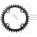 Narrow Wide Chainring 104BCD 32T 34T 36T 38T CYSKY Bike Single Chainring for 9 10 11 Speed, Perfect for Most Bicycle Road Bike Mountain Bike BMX MTB Fixie Track Fixed-Gear Bicycle (Round, Black)