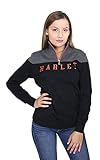 Harley-Davidson Womens Quicker Than Luck 1/4-Zip Black Sweatshirt (X-Large)