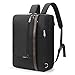 CoolBELL Convertible Backpack Shoulder bag Messenger Bag Laptop Case Business Briefcase Leisure Handbag Multi-functional Travel Rucksack Fits 17.3 Inch Laptop For Men/Women (Black)