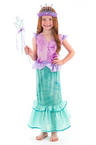 Little Adventures Traditional Mermaid Princess Girls Costume - Large (5-7 yrs)