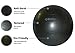 bintiva Anti-Burst Fitness Exercise Stability Yoga Ball/Swiss, Birthing, Gym Ball,Red,M (58-65cm),4332486889
