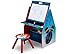 Delta Children Activity Center with Easel Desk, Stool, Toy Organizer, Disney Mickey Mouse