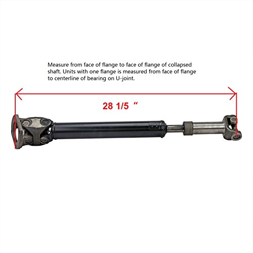 CRS N91090 New Prop shaft/Drive Shaft Assembly, Front, for 2000-2002 Dodge Ram 2500/Ram 3500, 5.9L Diesel Eng. about 28 1/5" Long