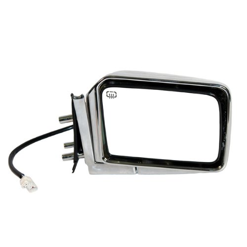 1993-1995 Nissan Pathfinder, 1993-1994 Hardbody D21 Pickup Truck Power With Heat Chrome Folding Foldaway Heated Rear View Mirror Right Passenger Side (1993 93 1994 94 1995 95)