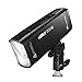 Flashpoint eVOLV 200 R2 TTL Pocket Flash Strobe Light Kit, 200Ws Speedlight,1/8000 HSS,500 Full Power Flashes,2900mAh Battery, Bundle w/Glow HexaPop 24 II & OTA Adapter for Strobe Light Photography