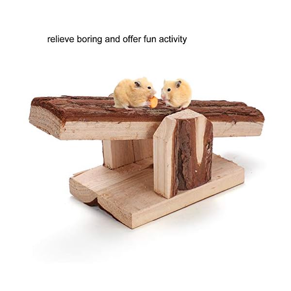 Giocattolo per criceti, legno naturale criceto del criceto gabbia esercizio di arrampicata tunnel tubo per scoiattoli… HEEPDD Giocattolo per criceti, legno naturale criceto del criceto gabbia esercizio di arrampicata tunnel tubo per scoiattoli…