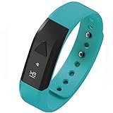 EFOSHM Fitness Tracker Wristband Watch Bracelet Upgrade K5 Plus Wireless Activity and Sleep Monitor Pedometer for Men Women Boys Girls Ladies Man Smartphone (Blue)