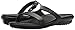 Crocs Women's Sanrah Hammered Met W Flat Sandal, Black/Black, 9 M US