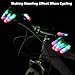 UPBASICN LED Gloves Light Up Rave Gloves, Finger Light Flashing LED Warm Gloves Lights Gloves ---3 Colors 6 Modes for Christmas Birthday Light Show Party