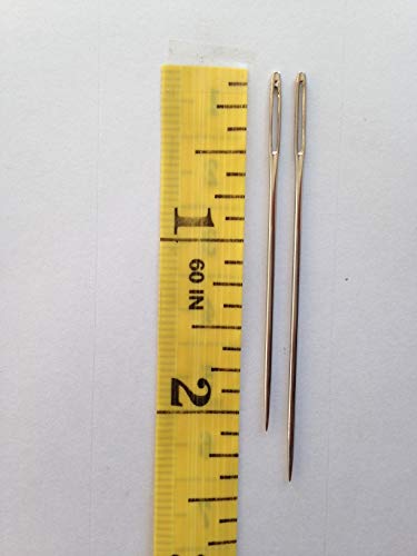 image for UA Crafts Large-Eye Hand Sewing Needles 2.3 inches (60mm) 10 pcs and B
