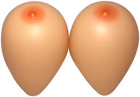 1000g Silicone Breast Forms size 34D/36C/38B(size 7) offered by Feminique/ Fake boobs for Crossdresser/ Mastectomy Patient by Feminique Breast Forms