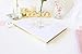 bloom daily planners Wedding Guest Book (120 Pages) Guest Sign-in Book Guest Registry Planner Guestbook - White Cover with Gold Foil, Gilded Edges and Gold Page Marker Hardbound 7