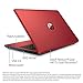 HP 15.6in Touchscreen Laptop Intel Pentium N5000 with UHD Graphics 605 4GB RAM 500GB HDD DVD-Writer Bluetooth Windows 10 Red Color (Renewed)