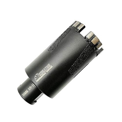 SHDIATOOL Diamond Core Drill Bits 2 Inch for Hard Stone Concrete Marble Granite Brick Laser Welded Dry or Wet Hole Saws 50mm - Thumbnail 7