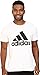 adidas Men's Badge of Sport Classic Tee, Cloud White/Black, X-Large