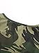 Joeoy Women's Summer Sleeveless Camouflage Print Casual Crop Tank Top Shirts-S