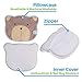 Baby Head Shaping Pillow - Memory Foam flat head baby pillow - baby registry must have gift